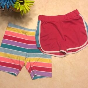 Girls Shorts Lot. Two Size 7/8 Cloth Shorts